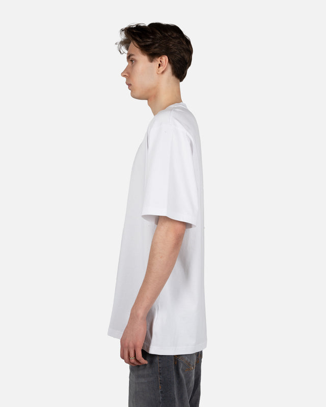 T-shirt Stoprocent SKATE Biały