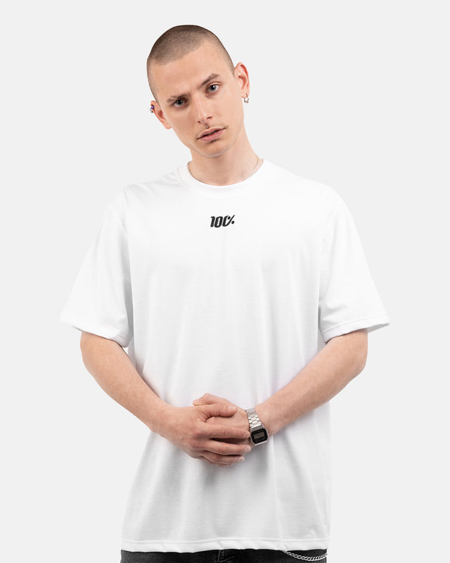 T-shirt 100% SMALL Biały