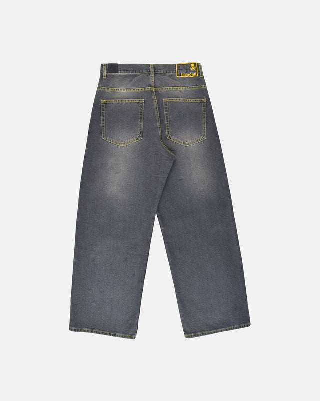 JEANS BAGGY STOPROCENT TAG WASHED BLACK