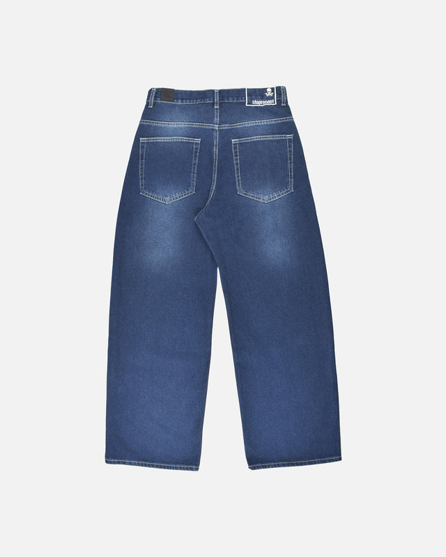 JEANS BAGGY STOPROCENT TAG WASHED BLUE