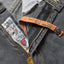 Spodenki JEANS BAGGY CLASSIC TAG Grey Washed