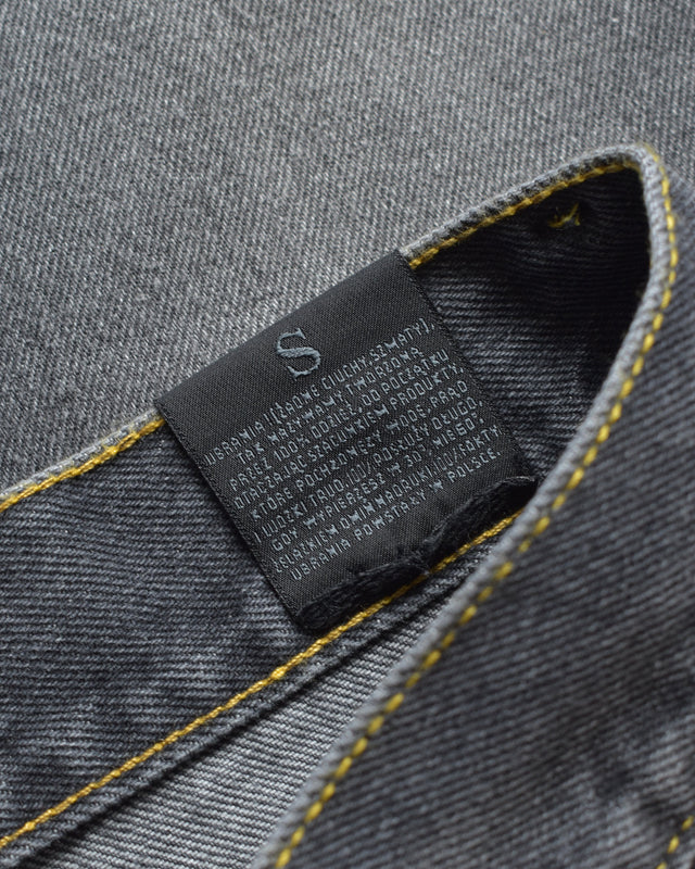 Spodenki JEANS BAGGY CLASSIC TAG Grey Washed