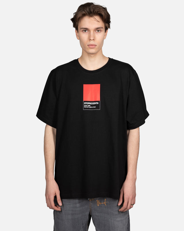 T-shirt Stoprocent REDBOX Czarny