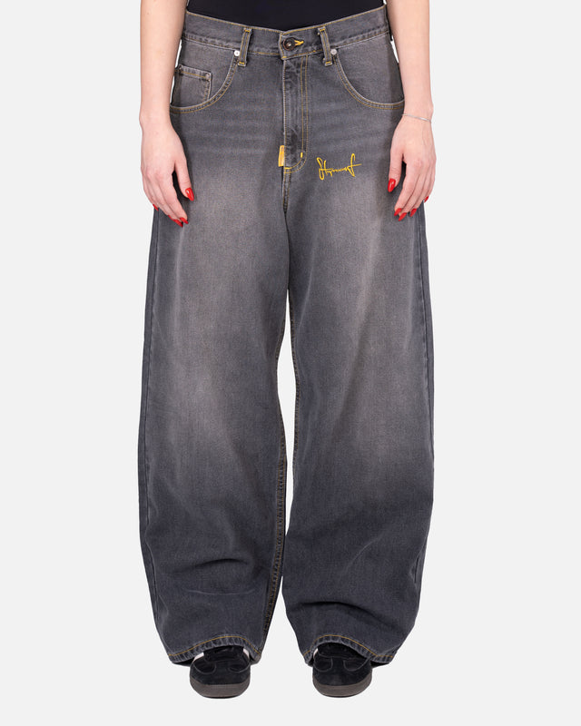 JEANS BAGGY STOPROCENT TAG WASHED BLACK