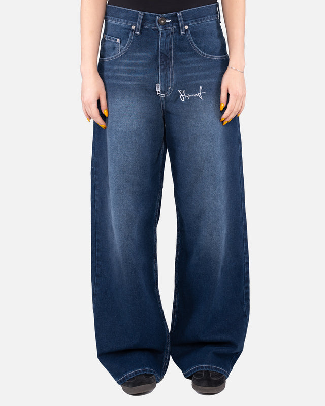 JEANS BAGGY STOPROCENT TAG WASHED BLUE